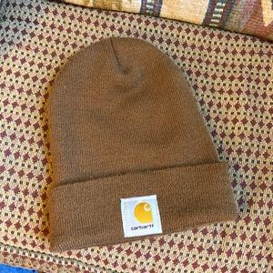 Tan Carhartt beanie